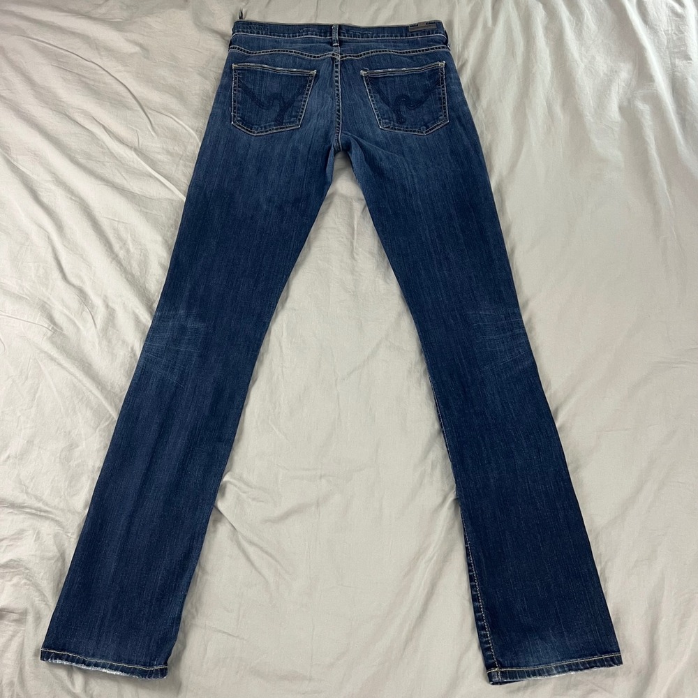 CITIZENS OF HUMANITY Ava Jeans Womens 29x33 Low Rise Straight Leg Dark Wash